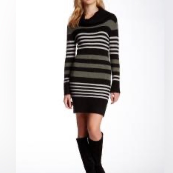 BCBGMaxAzria Dresses & Skirts - NWT BCBGMAXAZRIA stretchy gorgeous sweater dress. So pretty and classy!